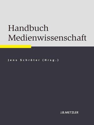 cover image of Handbuch Medienwissenschaft
